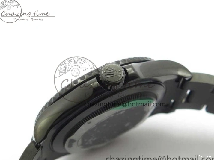 MiroTime 0901 EasyCare Yacht-Master 116622 DLC VRF Best Edition Black Dial on DLC Bracelet VR 2918